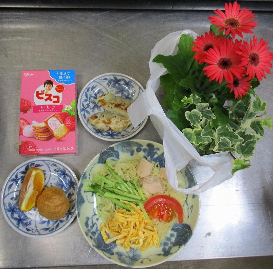 すまいる食堂（5月21日）冷やし中華はじめました