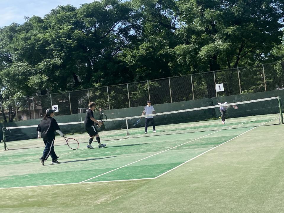 テニス部、本格的に再始動しました!
